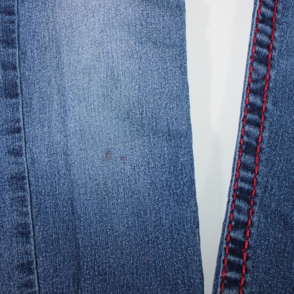TRUE RELIGION Girls Kids Blue Skinny Jeans Size 8 - Picture 4 of 8